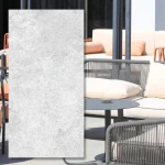 Terrassplatta City Quartz Deserto Silver 60x120x2 cm