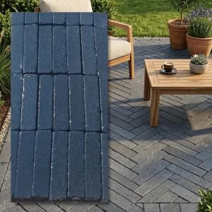 Kamień Wapień Kadappa Black Limestone Bębnowany 5x20x5 cm PRZEDSPRZEDAŻ!