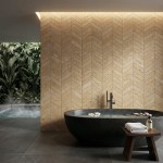 Travertin Light Tumlad Chevron 7,5x30,5x1 cm