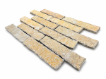 Tandur Yellow kalksten, tumlad natur – fasadsten 7x30x3 cm
