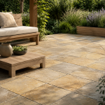 Tandur Yellow kalksten 40x40x3 cm – naturfinish