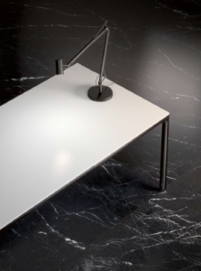 Spiek kwarcowy Grande Marazzi Elegant Black Lux 320x160x0,6 cm