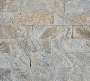 Kamień elewacyjny-dekoracyjny kwarcytowy Deoli Green Brick 10x30