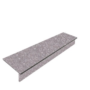 Zestaw Stopnica - Stopień + Podstopień Granitowy G664 150x33x2 / 150x15x2 Płomieniowany
