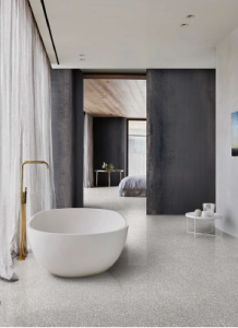 Spiek kwarcowy Grande Marazzi Terrazzo Grey Matt 320 cm x 160 cm x 0,6 cm